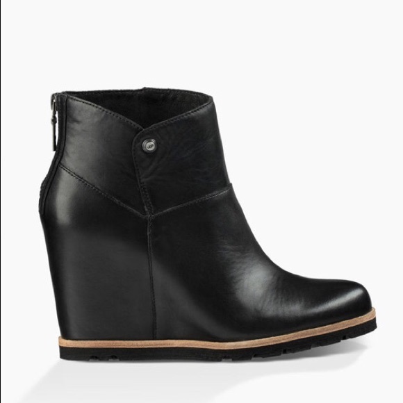 Ugg Shoes Amal Wedge Ankle Boots Size 9 Poshmark